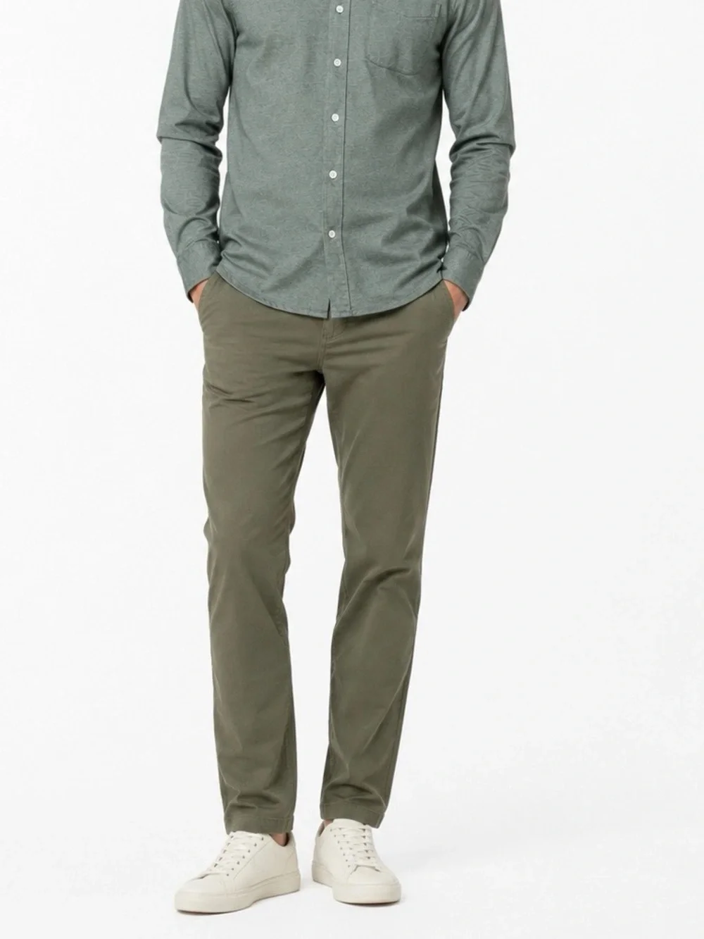 J.Crew Flex Slim Olive Chino Pants Men’s 30x30 Stretch - Picture 1 of 6
